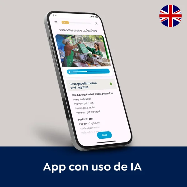 Incluye App de inglés con inteligencia artificial